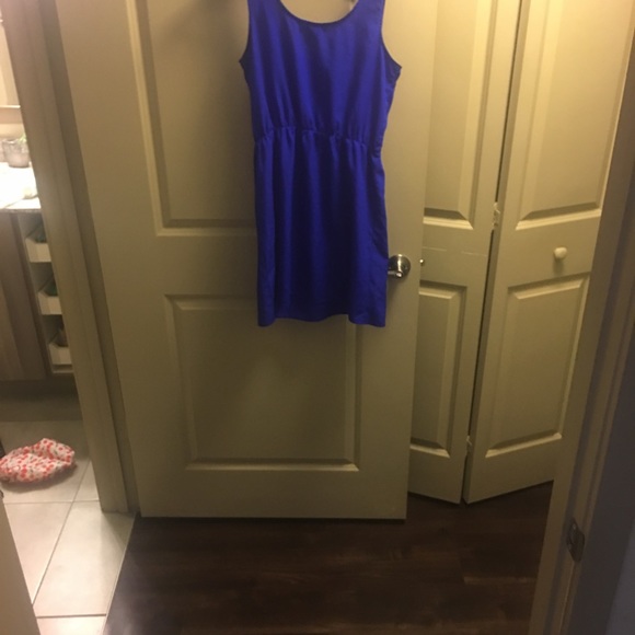 Royal blue summer dress size medium - Picture 4 of 4